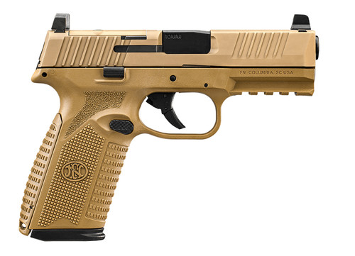 FN 66-101382 510 MRD Full-Size 10mm Auto Pistol with Flat Dark Earth Finish