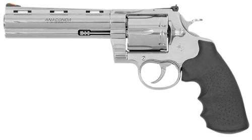 Colt Anaconda Target .44 Magnum Revolver with 8-inch Stainless Barrel and Rubber Grips