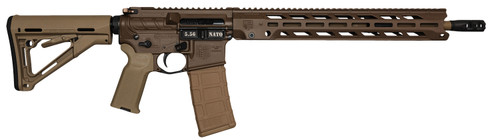 Diamondback DB1784K131 5.56 NATO DB15 Rifle - 16-inch Barrel with Flat Dark Earth Cerakote Finish and Magpul MOE K2 FDE Grip