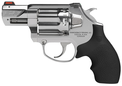 Diamondback DB0700P701 Small Frame 9mm Luger +P Revolver with Polished Stainless Steel Barrel and Frame