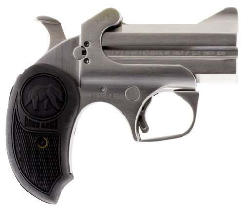 Bond Arms BAPB Papa Bear 45 Colt / 410 Gauge Double Barrel Pistol with Stainless Steel Finish