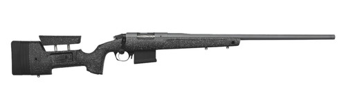 Bergara Rifles BPR20-7BC HMR Pro Bolt-Action Rifle with 20-Inch Threaded Barrel in 7mm BC, Black/Gray Mini-Chassis