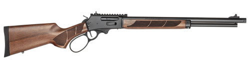 Smith & Wesson 1854 Lever Action Rifle with 20-inch Threaded Barrel, Caliber 30-30 Win - Black Armornite Finish