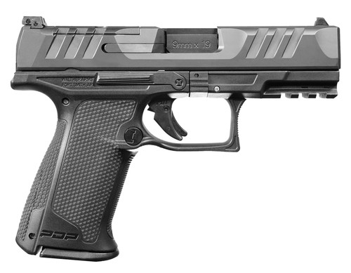 Walther Arms PDP F-Series 9mm Luger Pistol with 4-inch Barrel, Black Finish, Optic Ready - 10+1 Capacity
