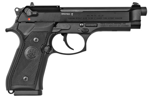 Beretta USA J90A1M9F19 M9 .22 LR Pistol with 5.30-inch Barrel and Black Aluminum Grip