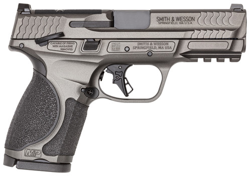 Smith & Wesson M&P9 M2.0 14103 Metal Compact 9mm Luger with 4-Inch Barrel and Tungsten Gray Cerakote Finish