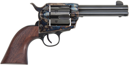 Traditions SAT73002FT 1873 Trump-Fight 45 Long Colt 6 Shot 4.75" Blued "Trump" w/Engraved Barrel, "Fight" Engraved Cylinder, Color Case Hardened Steel Frame, Walnut w/Trump Design Grip, Exposed Hammer