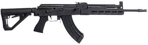 Century Arms RI4998N Sharps MB47 7.62x39mm Semi-Auto Rifle with 16.25-inch Fluted Barrel and Black Synthetic Stock