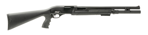 GForce Arms GF2P12 12 Gauge Pump Action Shotgun with 20-inch Barrel, Black Stock, and 7+1 Capacity