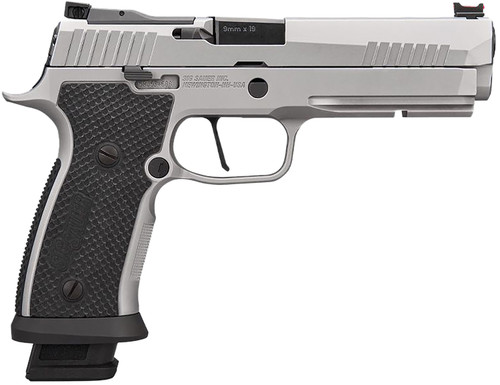 Sig Sauer P320 9mm Luger 5-Inch Optic Ready Pistol with 21+1 Capacity and Black LOK G10 Grips