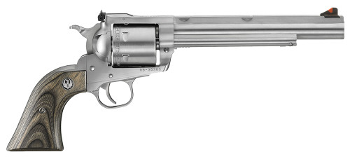 Ruger Super Blackhawk Hunter Large Frame Revolver in 44 Special – 7.5-inch Satin Stainless with Black Laminate Grips (Part #0860)