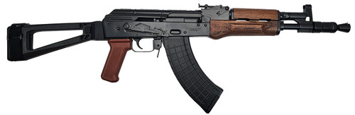 10 RING MKTG / WRJ LLC Pioneer AK0031FTAKTFW Semi-Auto Rifle with Wood Stock and Adjustable Sights