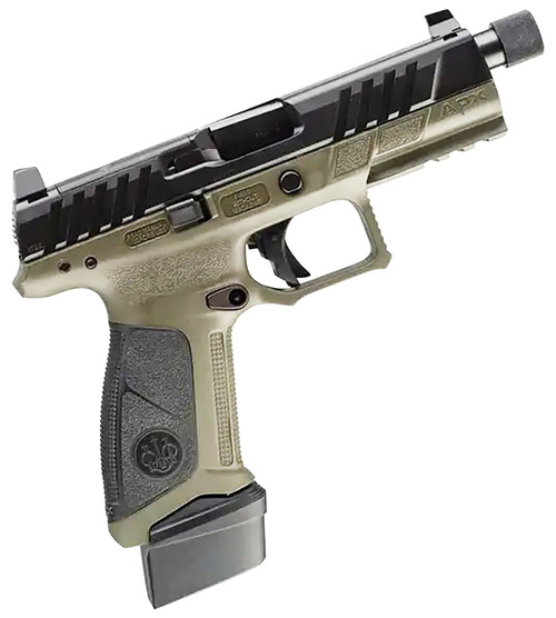Beretta USA JAXA1F921TAC APX A1 TAC 9mm Striker Fire Pistol with 4.8-inch Barrel, OD Green Finish