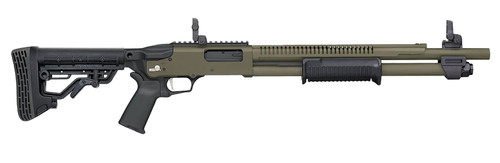 Mossberg 50759 590R 12 Gauge Pump Shotgun with 18.5-inch Barrel and OD Green Cerakote Finish