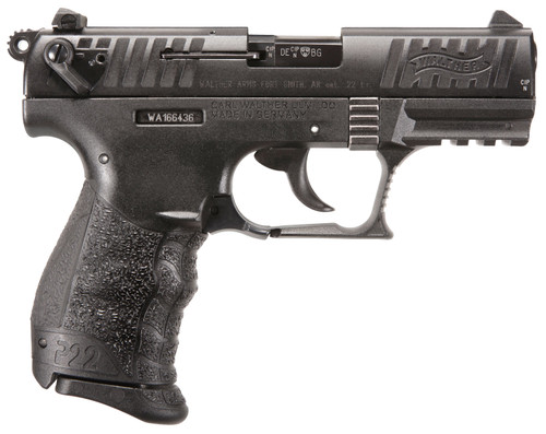 Walther Arms P22 Q .22 LR Pistol with Threaded Barrel and Interchangeable Grips