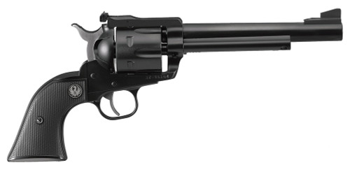 Ruger Blackhawk .357 Magnum Revolver with 6.5-Inch Blued Barrel and Checkered Rubber Grips
