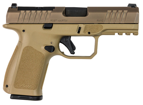 Rost Martin RM1CMOVOSP 9mm Luger Flat Dark Earth 4-inch Compact Pistol with Optic Ready Slide