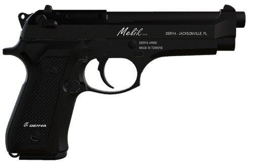 Derya Firearms MELIK9TR Melik 9mm Luger Pistol with 4.90-inch Barrel, Black Finish