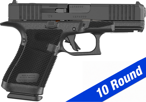 Glock G19 Gen 6 9mm Luger Pistol with Optic Ready Slide and Interchangeable Backstrap