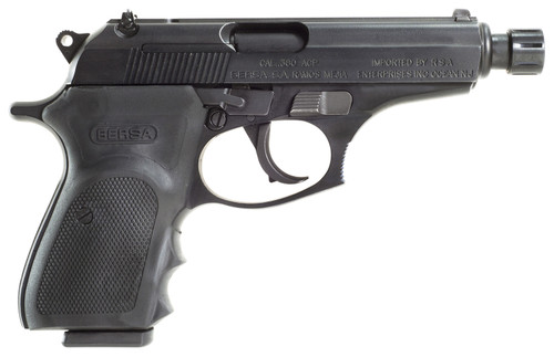 Bersa T380M8X Thunder Micro-Compact 380 ACP Pistol with 3.50 Inch Threaded Barrel and Matte Black Finish