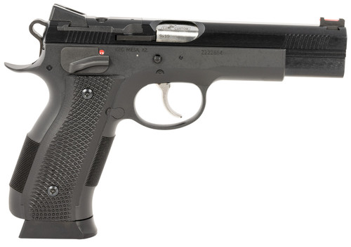 CZ 91732 A01 SD 9mm Luger Pistol with 4.93-inch Match Grade Bull Barrel and Optic Ready Steel Slide