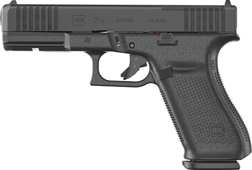 Glock G21 (V) 45 MOS Full Size 45 ACP Pistol with 13+1 Capacity and Optic Ready Slide