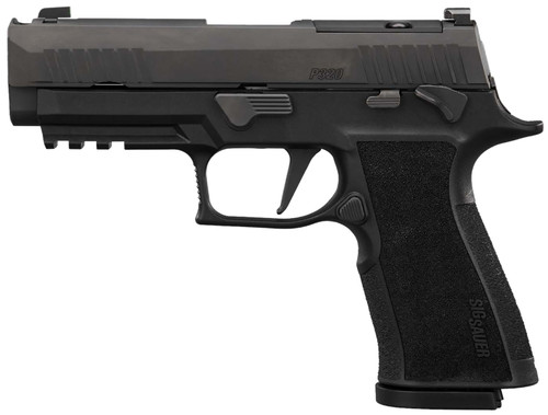 Sig Sauer P320 XSeries 10mm Auto Compact Pistol with Optic Ready Slide - Black Finish, 15+1 Capacity