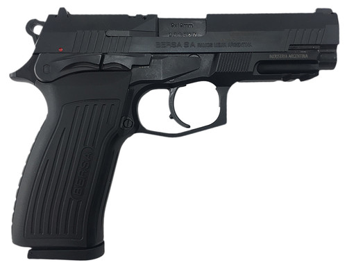 Bersa TPR9M Full Size 9mm Luger Pistol with 17+1 Capacity and Matte Black Finish