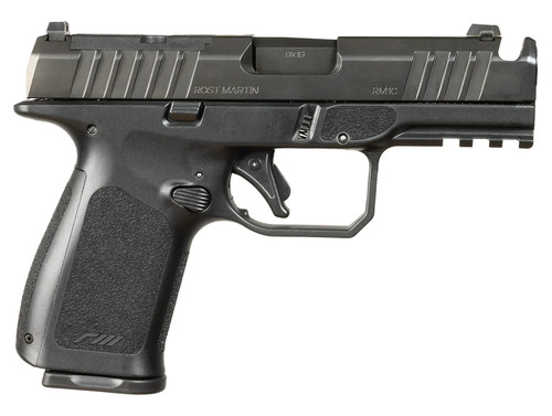 Rost Martin RM1CBLKOSP(COMP) 9mm Luger Compact Pistol with 4-inch Barrel and Optic Ready Slide