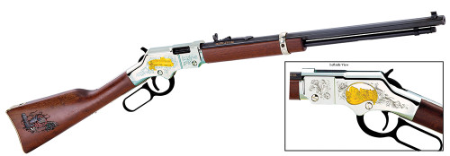 Henry H004AF Golden Boy American Farmer Tribute .22 Short Lever-Action Rifle with 20-Inch Octagon Barrel and American Walnut Stock