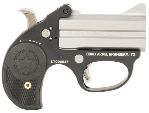 Bond Arms BAST Stinger .22 LR Double Barrel Pistol with 3-inch Stainless Steel Barrel and Anodized Aluminum Frame