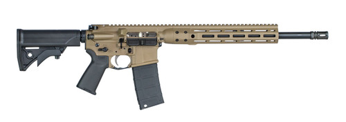 LWRCI ICDIR3CK16ML 300 Blackout Semi-Auto Carbine with 16.10-inch Barrel, Flat Dark Earth Finish, and M-LOK Handguard