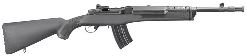 Ruger Mini Thirty Model 5854 7.62x39mm Semi-Auto Rifle with 16.10-Inch Threaded Barrel and Fixed Black Synthetic Stock