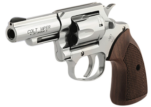 Colt Mfg VIPERSP3WRR Viper .357 Magnum / .38 Special Revolver with 3-Inch Stainless Steel Barrel and American Walnut Grip