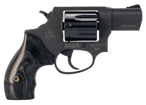 Taurus 2-85623 Small .38 Special +P Revolver with Black Stainless Steel Finish