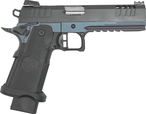 Great Lakes Firearms GL1911DS9FSSBLU 1911 DS Synergy 9mm Luger with Blue Titanium Cerakote Finish