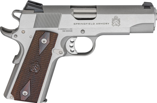 Springfield Armory PX9418S 1911 Garrison .45 ACP with 4.25-inch Stainless Match Grade Barrel