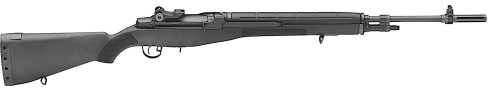 Springfield Armory M1A Standard Issue .308 Win/7.62x51mm Semi-Auto Rifle with 22-Inch Barrel and Black Parkerized Finish