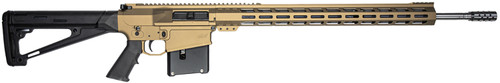 Great Lakes Firearms GL10LA300SSBRZ 300 Winchester Magnum AR-10 Style Semi-Auto Rifle with 24-Inch Threaded Barrel and Bronze Cerakote Finish