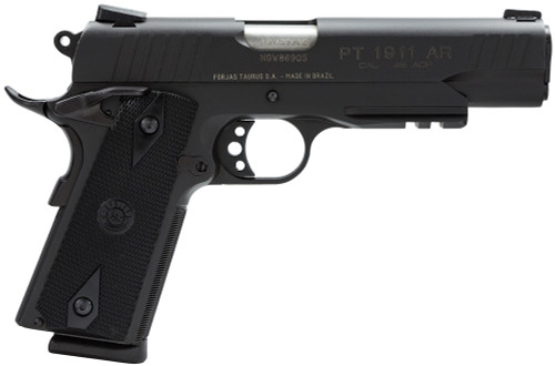 Taurus 1911 Full Size 45 ACP Pistol with 5-inch Matte Steel Barrel and Picatinny Rail - Model 1-191101-B1