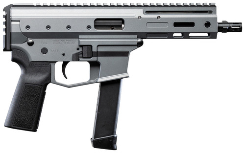 Angstadt Arms MDP-9 PSTL 9mm Luger Semi-Auto Rifle with 5.85-inch Threaded Barrel, Black Melonite Finish, and M-LOK Handguards