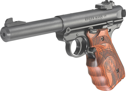 Ruger Mark IV Target Pistol with 5.50-inch Stainless Bull Barrel, 22 LR - Model 40159