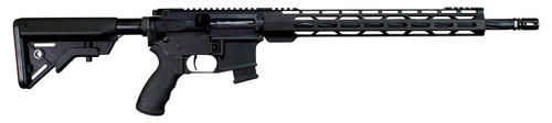 Alexander Arms RTA17BL Tactical 17 HMR Rifle with 18-inch Fluted Threaded Barrel and Black B5 Bravo Stock