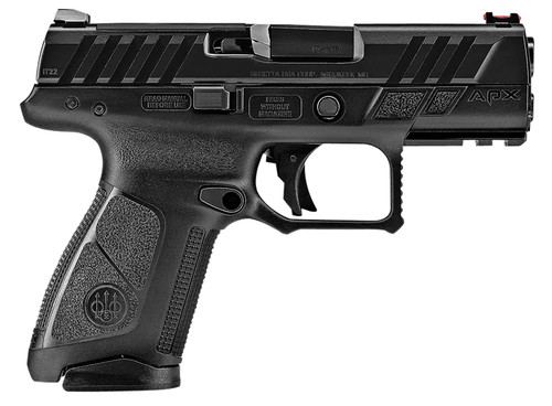 Beretta USA JAXA1C915FO APX A1 Compact 9mm Striker Fire Pistol with 3.7-inch Barrel and Fiber Optic Sights