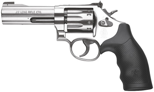 Smith & Wesson Model 617 22 LR Revolver - 4 Inch Satin Stainless Steel, 10-Round Capacity