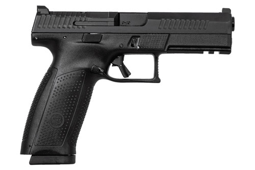 CZ USA P-10 F 9mm Luger Pistol with 4.5-inch Barrel, Black Finish, and Optic Ready Slide