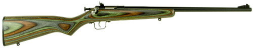 Crickett KSA2252 Youth .22 LR Bolt-Action Rifle with 16.12-Inch Blued Barrel and Camo Laminate Stock