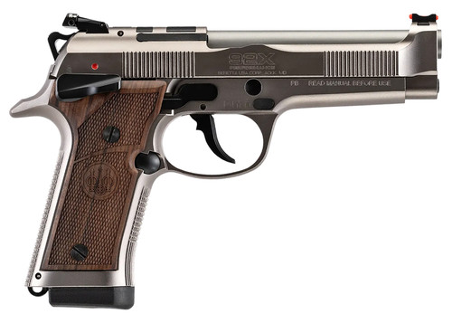 Beretta USA SPEC0746A10 9mm Luger Semi-Automatic Pistol with Walnut Grips and Optic Ready Slide
