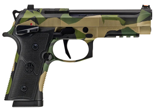 Beretta USA SPEC0741A10 9mm Luger Combat Pistol with Splinter Camo Finish and Optic Ready Slide