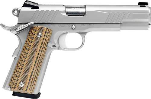 Savage Arms 67205 1911 Government 9mm Luger with 5-Inch Stainless Steel Barrel and Brown VZ Grips